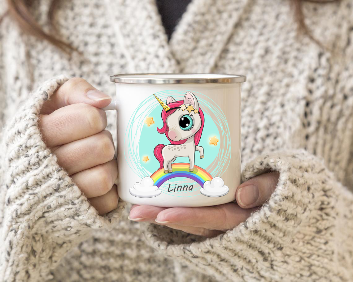 Personalisierte Einhorn-Tasse