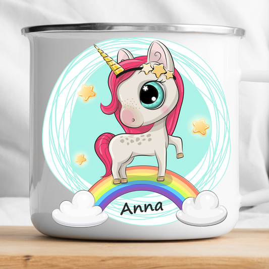 Personalisierte Einhorn-Tasse