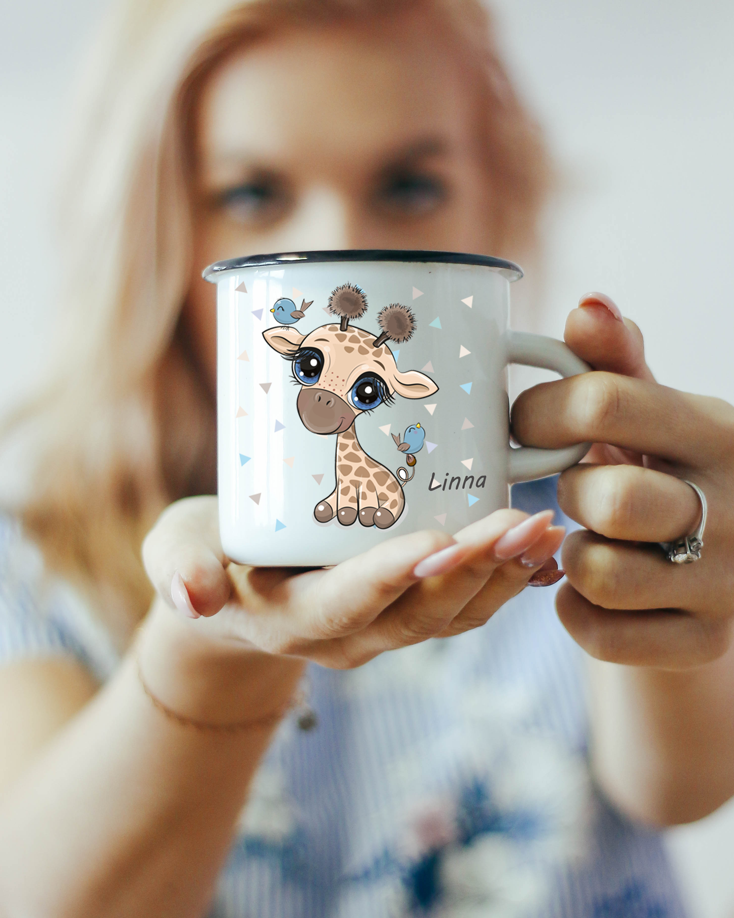 Personalisierte Giraffen-Tasse